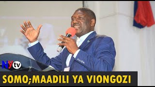 LIVE;SEHEMU YA PILI YA  UONGOZI  (MAADILI YA VIONGOZI) REV.STEVIE MULENGA