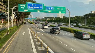 Singapore PIE Expressway 4K