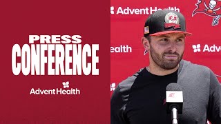 Baker Mayfield on Mentality of Bucs: ‘Hungry’ | Press Conference | Tampa Bay Buccaneers