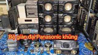 Bộ dàn đại Panasonic, amply nội địa nhật ve chai, đẩy bãi 60sò và rất nhiều loa xịn sò nội địa nhật
