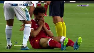 Real Madrid vs Liverpool | Sergio Ramos attack Mo.Salah