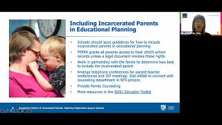 Supporting Children of Incarcerated Parents: Fostering Collaborative Support Systems