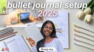 2025 Bullet journal setup 📔🪄💗 අලුත් අවුරුද්දට අලුතින්ම bullet journaling පටන් ගන්න විදිහ 🌧🍃