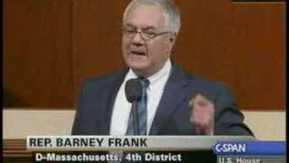 Part 2 of Congressman Barney Frank at House ENDA debate