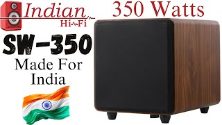 Feel the Massive Bass: Indian HI-FI SW-350 - The Ultimate Active Subwoofer || best subwoofer in 2025