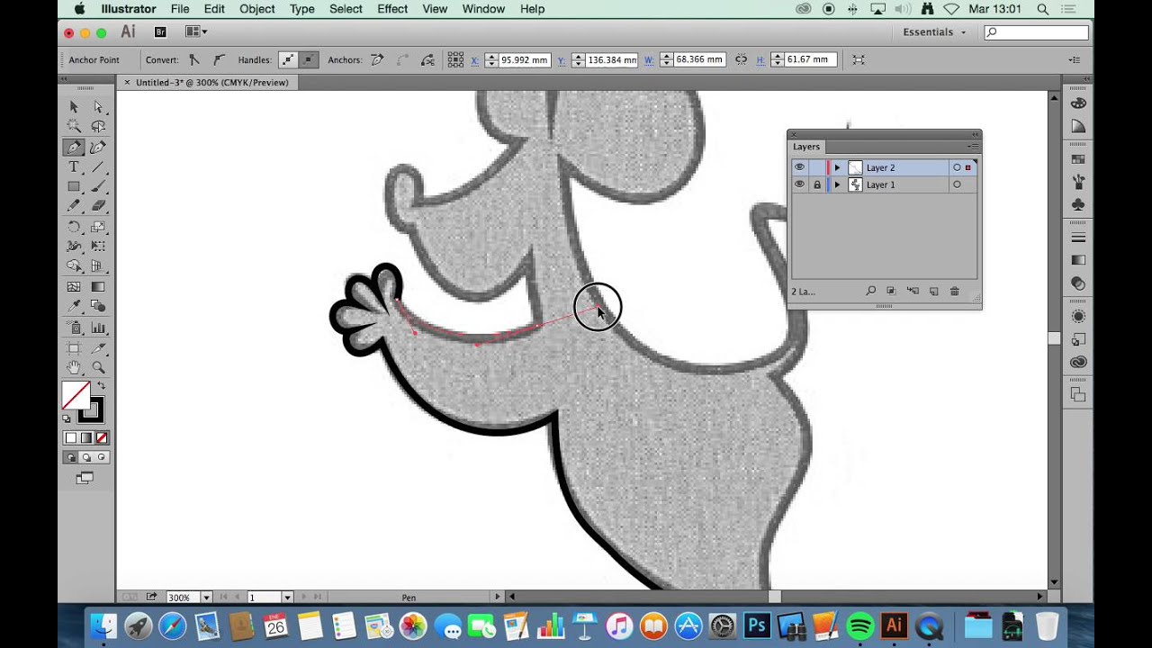 Dibujar En Adobe Illustrator Con La Herramienta Pluma - YouTube