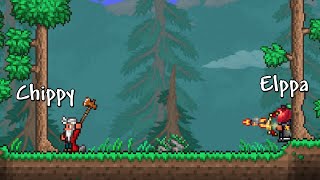 I got Hunted in Terraria... 1.4.1 Lava Race featuring Elppa!