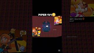 PIPER 1V1?😳 #brawlstars #piper #prostars