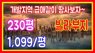 토지매매 평당가 1099 땅매물 230평 신축부지 시행 인천 부평구 LH건물