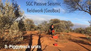 SGC Passive Seismic Fieldwork with SARA Electronic GeoBox