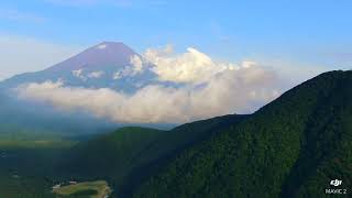 本栖湖から見る富士山🏔️ドローン撮影