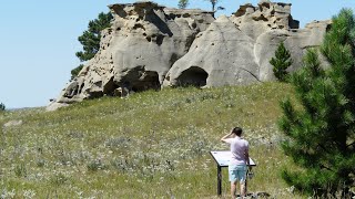 Medicine Rocks State Park, Montana USA