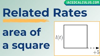 Related Rates problem - Area of a Square.