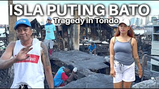 Walking the Tondo Manila Fire Aftermath in Isla Puting Bato 4K HDR