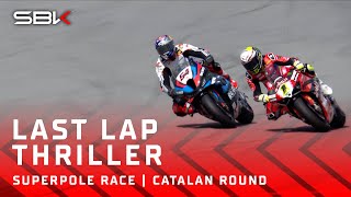 Toprak replicates Rossi in final corner thriller in Superpole Race 🔥 | 2024 #CatalanWorldSBK  🏁