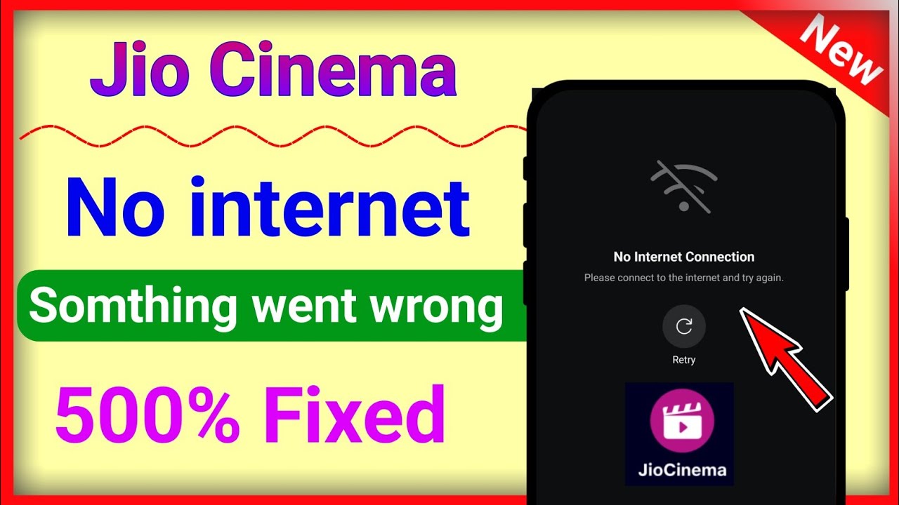 JioCinema No Internet Connection Problem | Jiocinema Somthing Went ...