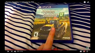 Farming Simulator 17 Unboxing for PS4