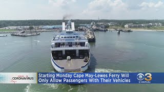 Cape May-Lewes Ferry Imposes New COVID-19 Restrictions