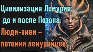 Цивилизация Лемурия до и после Потопа. Люди-змеи – потомки лемурийцев. Лисса Роял.