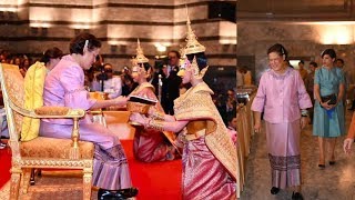 กรมสมเด็จพระเทพฯ เสด็จพระราชดำเนินไปทอดพระเนตรการแสดงโขนพระราชทานพร้อมคุณใหม่