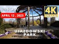 WALKING IN WARSAW POLAND // 4K WALK TO UJAZDOWSKI PARK // APRIL 12 ,2023