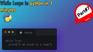 While Loops in python in 3 minutes | python for beginners | Exoo25