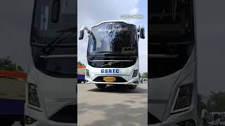 GSRTC Brand New Volvo 9600 🤍🤩 #ahmedabad #jamnagar #surat #vadodara #gandhinagar #volvo