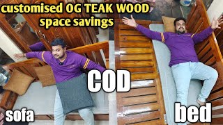 wooden space saving | விருப்பத்திற்கேற்ப Furniture செய்யலாம் | Yummy vlogs