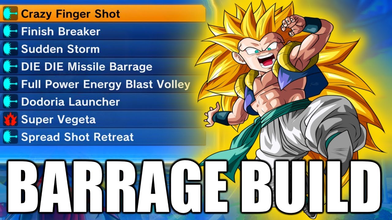 FULL BARRAGE THEMED MOVESET | Dragon Ball Xenoverse 2 - YouTube