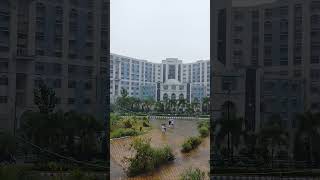 Aliah University in rain ☔😍 Newton campus Kolkata