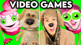 VIDEO GAMES WITH ZERO BUDGET! (TALKING BEN, MOMMY LONG LEGS, POPPY PLAYTIME, FNF, LANKYBOX, \u0026 MORE!)