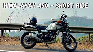 Royal Enfield Himalayan 450 Short Ride Before First servicing | FindingThrottle