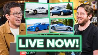 Filippo Bids on a Car! LIVE NOW on Cars \u0026 Bids!