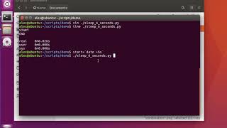 Unix/Linux Get program execution time