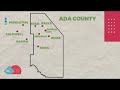 How Nampa influenced the shape of Ada County