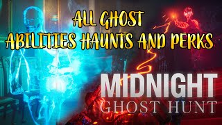 MIDNIGHT GHOST HUNT GUIDE: How to Win ( All Ghost Abilities Haunts + PERKS )