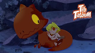 Once upon a time Part 2 - The hunt | Tib et Tumtum French | Full Episode | Dinosaur Cartoon