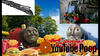 -YTP- Thomas nearly drowns while James and Gordon eat McDonald's (CC)