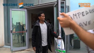 Welcome Europe: i sopravvissuti al naufragio tornano a Lampedusa