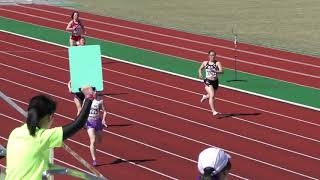 2019 秋田県北高校総体陸上 女子 4×400mR 決勝