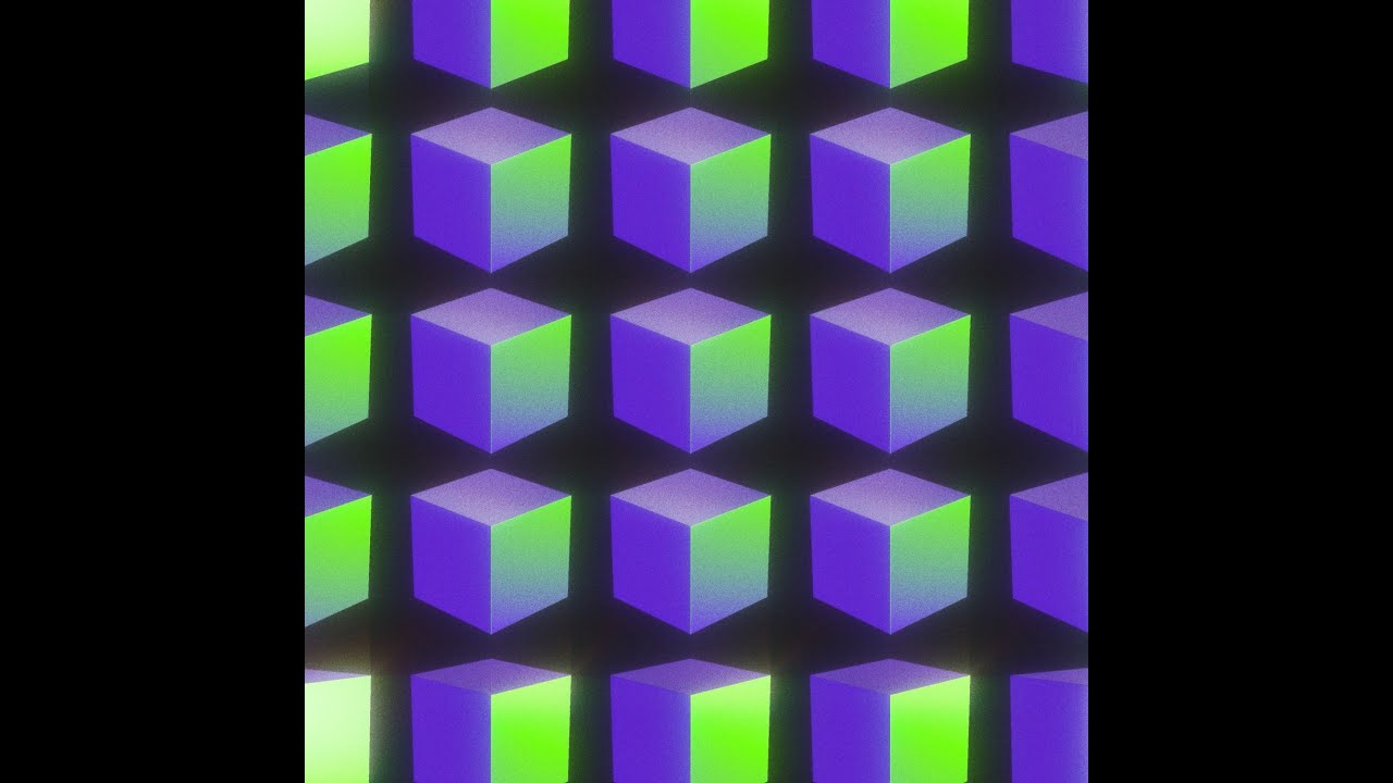 3d Cube With Gradient Inside After Effect Project File Youtube