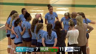 SPORTS 2017 - Skyline @ Huron High School Volleyball, October 12