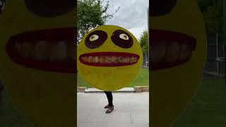 Angry Pacman Game Over 008 😂 pacman attack marvelous #shorts pacman in real life funny video