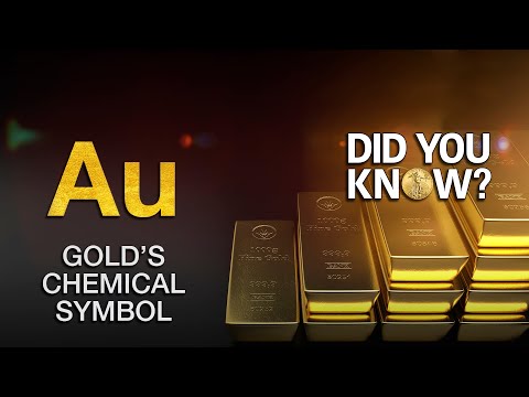 Why does AU stand for gold?