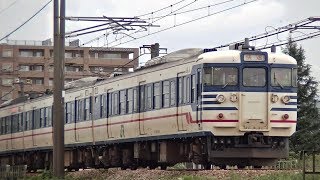 115系N37編成新ﾆｲ　信越本線下り快速新潟行き3481M