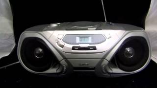 Phillips AZ1030 AM/FM/CD/Cassette boom box for sale on Ebay!