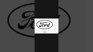 Ford logo evolution Credits is from google #shorts