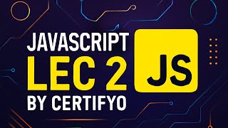 JavaScript Lec 2: Operators, Conditionals & Ternary - Age Eligibility Checker Project