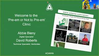 To pre-em or not to pre em - Adama OSR clinic 2017