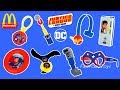 2018 McDONALD'S DC JUSTICE LEAGUE ACTION HAPPY MEAL TOYS FULL SET 8 BATMAN SUPERMAN EUROPE ASIA KIDS